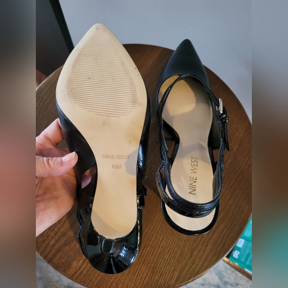 Nine West Heels, Black, Size 6.5 - KOOKIE - Picture 4 of 5